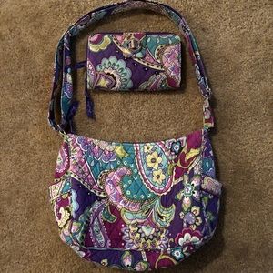 Vera Bradley purse and wallet set